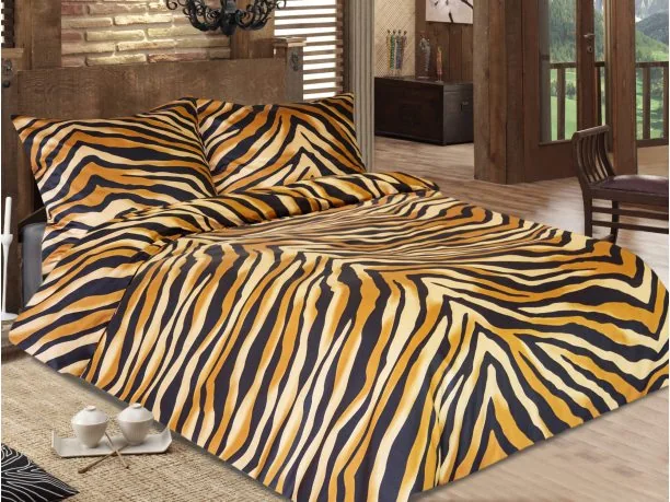 Pościel satynowa Bengal Brown 220x200