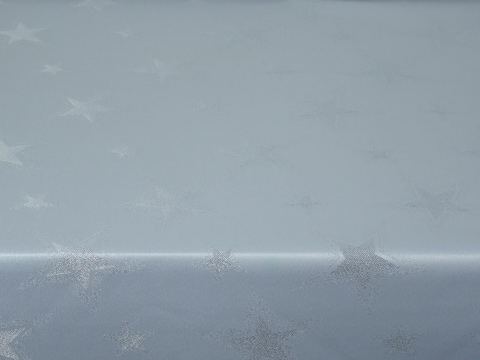 Obrus świąteczny 140x240 cm srebrna gwiazda SlodkieSny  plamoodporny ząbek dwustronny Obrus świąteczny 140x240 cm srebrna gwiazda SlodkieSny  plamoodporny ząbek dwustronny