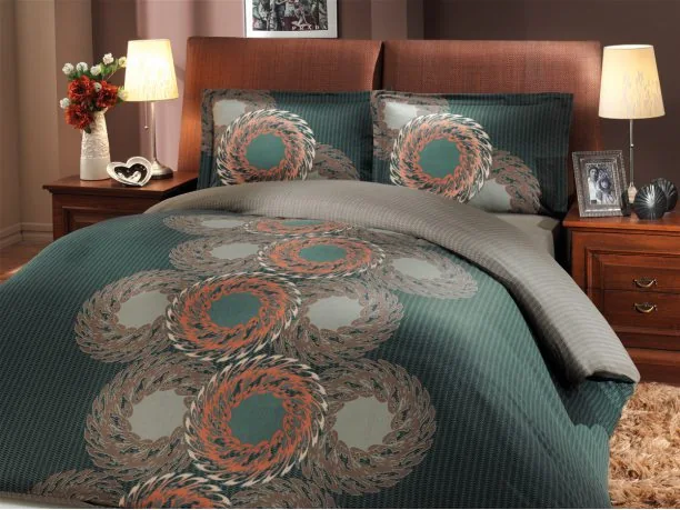 Pościel 4 el. z satyny Othello Green 160x200