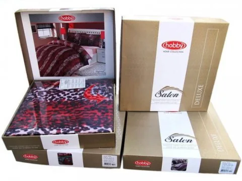 Komplet pościeli z satyny 4 el. Imperial Red 200x220