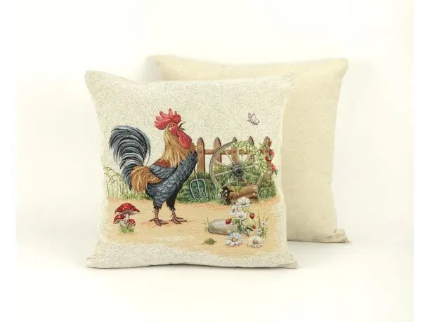 Poszewka wielkanocna gobelinowa Kogucik SlodkieSny 45x45 cm