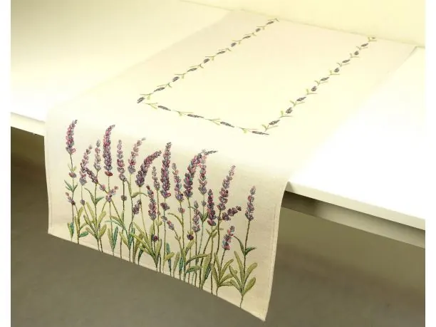 Bieżnik gobelinowy 45x140 cm lawenda nr.019 SlodkieSny