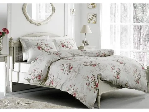 Pościel satynowa ekskluzywna 6 el. Rose Classic 200x220