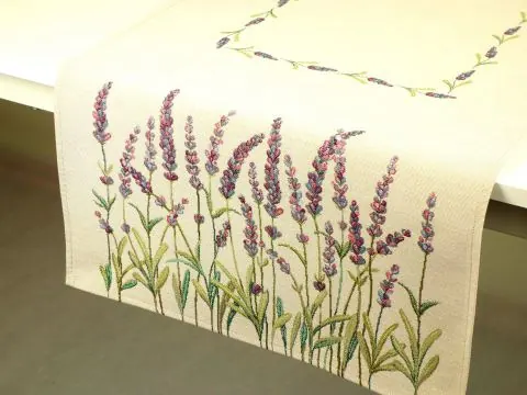 Bieżnik gobelinowy 45x140 cm lawenda nr.019 SlodkieSny