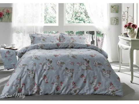 Pościel satynowa ekskluzywna 6 el. Rose Mary 200x220