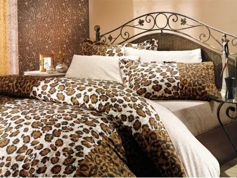 Pościel bawełniana 4 el. Adriana Caffe 200x220 na prezent