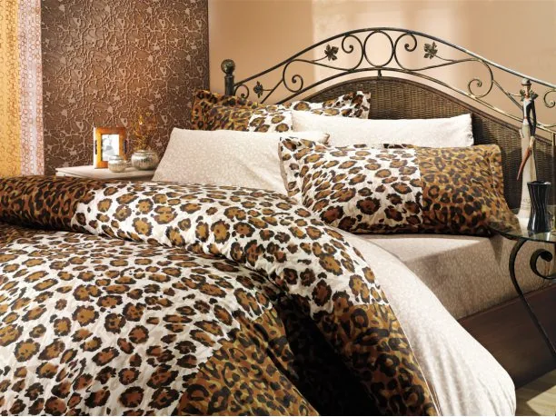 Pościel bawełniana 4 el. Adriana Caffe 200x220 na prezent