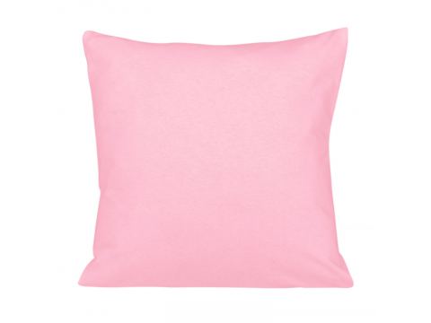 Poszewka  jersey na poduszkę jasny róż 40x40 002