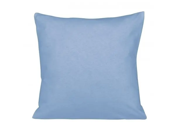 Poszewka jersey na poduszkę jasny niebieski 40x40 005
