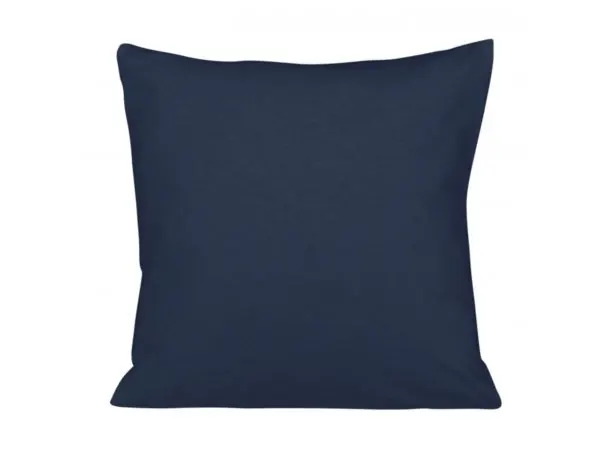 Poszewka jersey na poduszkę granatowa 40x40 009
