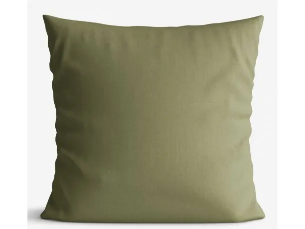 Poszewka jersey na poduszkę oliwka 40x40 024