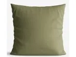 Poszewka jersey na poduszkę oliwka 40x40 024