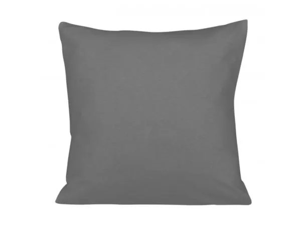 Poszewka jersey na poduszkę ciemny popiel 40x40 034 c