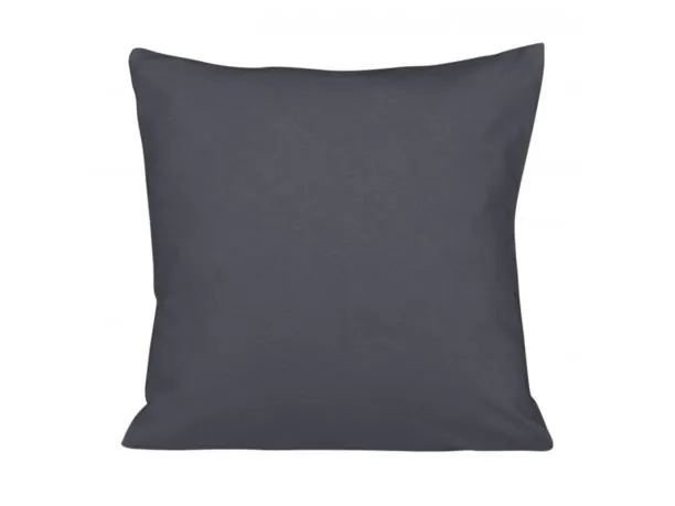 Poszewka jersey na poduszkę grafit 40x40 040