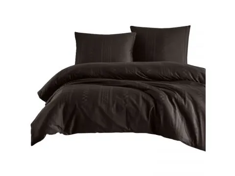 Pościel satyna bawełniana Capital 140x200 +1/70x80 jednobarwna exclusive anthracite