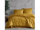 Pościel satyna bawełniana Capital 160x200 +2/70x80 jednobarwna exclusive mustard
