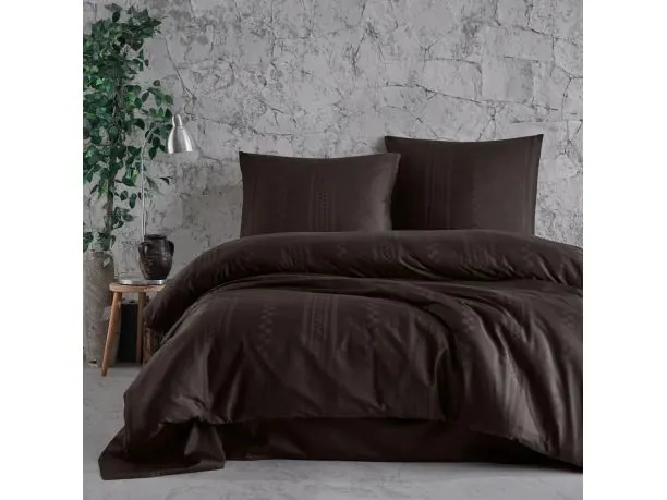 Pościel satyna bawełniana Capital 200x220 +2/70x80 jednobarwna exclusive anthracite