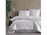 Pościel satyna bawełniana Capital 200x220 +2/70x80 jednobarwna exclusive light grey