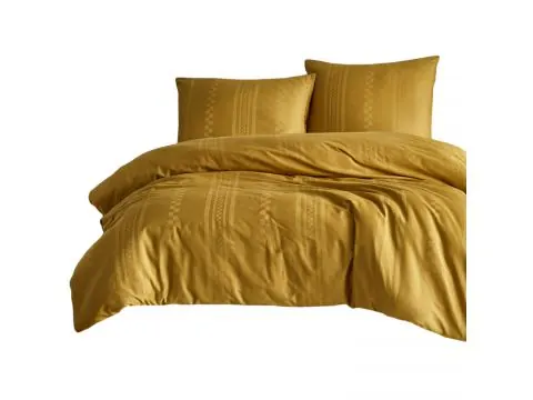 Pościel satyna bawełniana Capital 200x220 +2/70x80 jednobarwna exclusive mustard