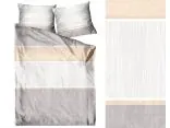 Pościel z bawełny 220x200+2/70x80 Destiny beż Bielbaw Premium