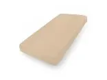Prześcieradło jersey 120x200 + 30 cm z gumką beż matex beżowe 016 na wysoki materac