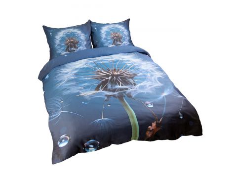 Pościel satyna bawełniana 160x200 +2/70x80 dmuchawce satynlove premium 12401