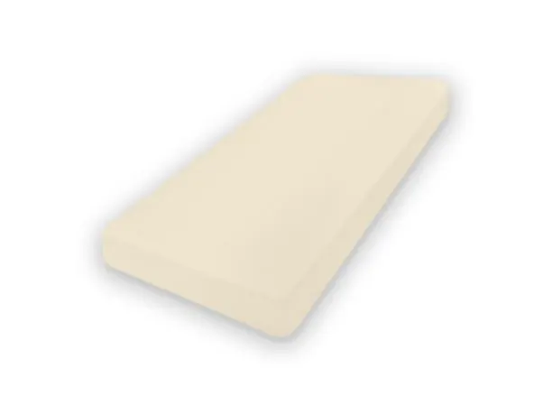 Prześcieradło jersey 220x200 + 30 cm z gumką kremowy matex 002 na wysoki materac