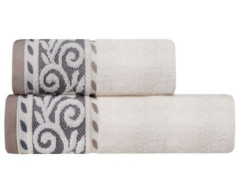Ręcznik Victoria 70x140 ecru 500 g/m2 frotte  mikro bawełna Ręcznik Victoria 70x140 ecru 500 g/m2 frotte  mikro bawełna