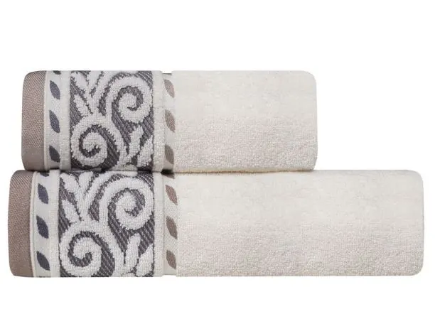 Ręcznik Victoria 70x140 ecru 500 g/m2 frotte mikro bawełna