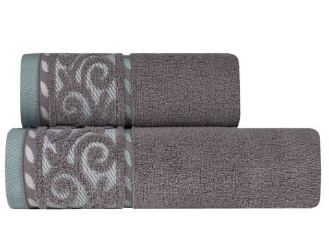 Ręcznik Victoria 70x140 popielaty 500 g/m2 frotte  mikro bawełna Ręcznik Victoria 70x140 popielaty 500 g/m2 frotte  mikro bawełna