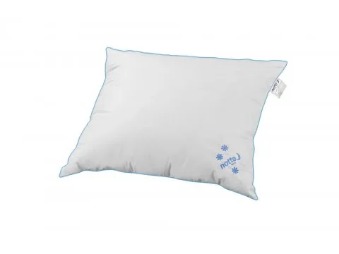 Poduszka puchowa Notte Neve 80x80 trzykomorowa Animex