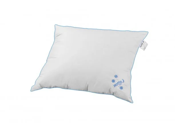 Poduszka puchowa Notte Neve 80x80 trzykomorowa Animex