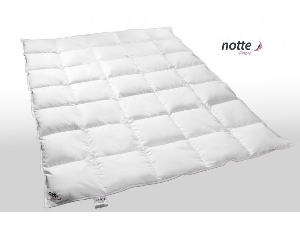 Kołdra całoroczna Puchowa Notte Amore Medium  90 % puch gęsi 200x220