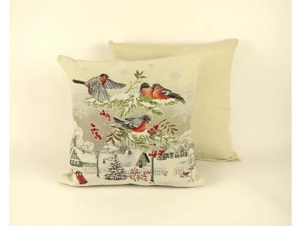 Poszewka świąteczna gobelinowa kopciuszek zimą nr. 403 SlodkieSny 45x45 cm gobelin