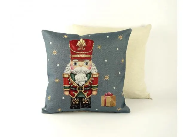 Poszewka świąteczna gobelinowa ołowiany żołnierzyk nr sw 245 SlodkieSny 45x45 cm gobelin
