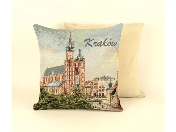 Poszewka dekoracyjna gobelinowa Kraków SlodkieSny 45x45 cm gobelin