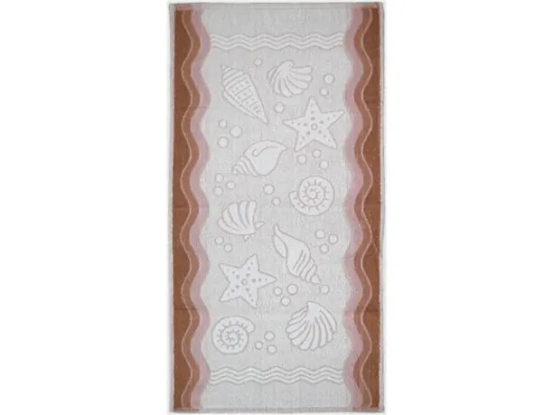 Ręcznik Flora Ocean brązowy 50x100 cm Everday Collection - Greno