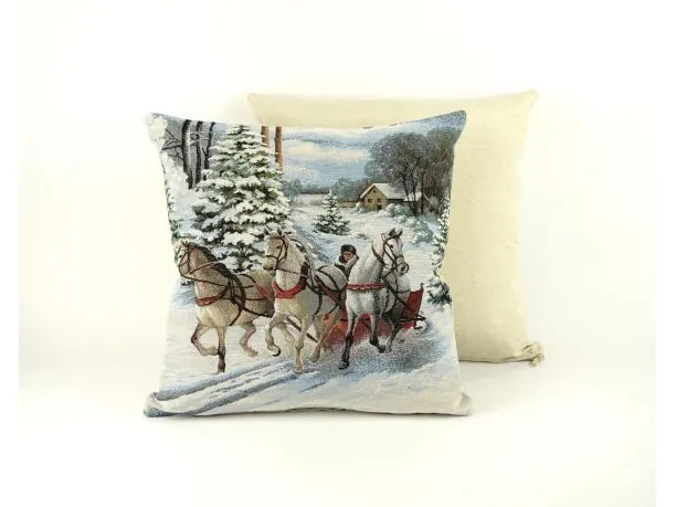 Poszewka świąteczna gobelinowa sanna nr sw 261 SlodkieSny 45x45 cm gobelin