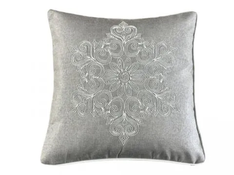 Poszewka świąteczna 40x40 cm szary, jasny haft int 0149 Boże Narodzenie 1 szt Poszewka świąteczna 40x40 cm szary, jasny haft int 0149 Boże Narodzenie 1 szt