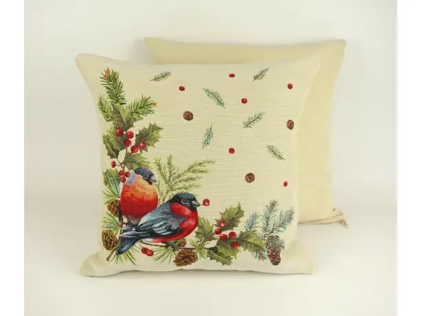 Poszewka świąteczna gobelinowa nr. 249 rudzik SlodkieSny 45x45 cm gobelin