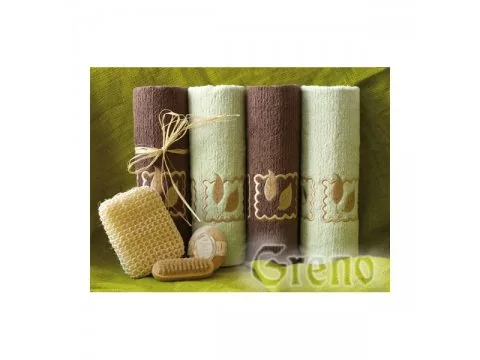 Ręcznik Greno Gracja 70x140 Żółty