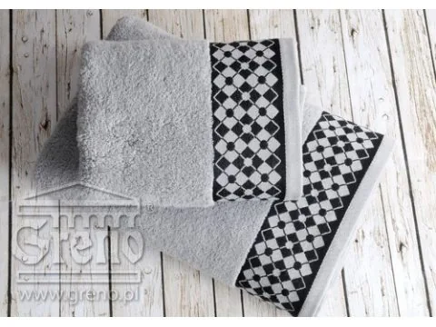 Ręcznik Greno William 50x90 Stalowy