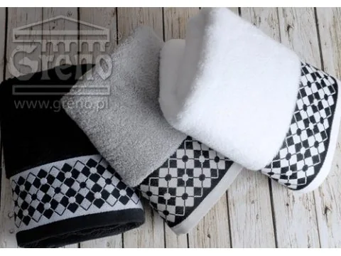 Ręcznik Greno William 50x90 Stalowy