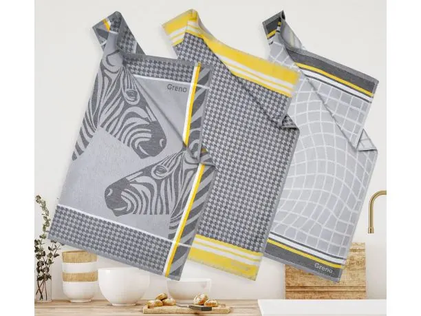 Zestaw ściereczek kuchennych Exclusive III kenya zebra 50x70 cm