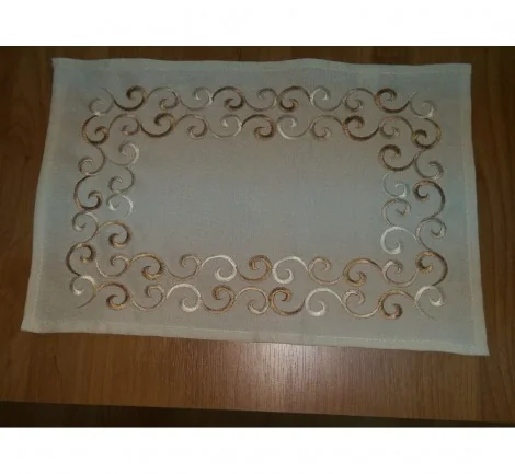 Serwetka z haftem 30x45 int 222 jasny beż