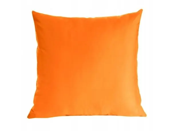 Poszewka satynowa jednobarwna 50x60 Pomarańczowa 035