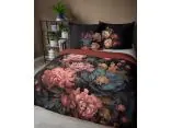 Pościel z bawełny 220x200 +2/70x80 morelowe piwonie holland collection holenderska 3D 5116 A