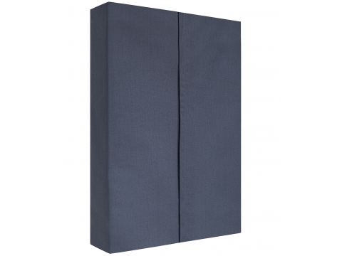 Prześcieradło bawełniane bez gumki silver 160x210 cm popielate