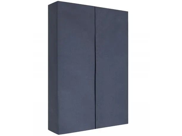 Prześcieradło bawełniane bez gumki silver 160x210 cm popielate