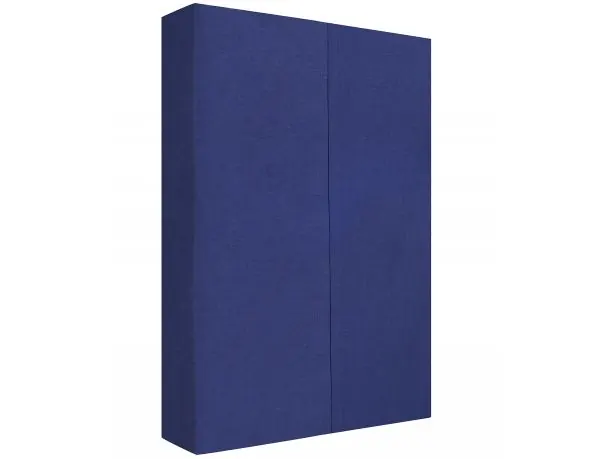 Prześcieradło bawełniane bez gumki silver 220x210 cm granatowe